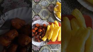 SPICY BHUNGRA BATETA RECIPE food cooking shorts [upl. by Luhem]