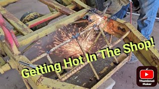 welding trailer build part 1 [upl. by Noma]