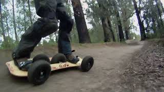 Curva Boards at Kinglake Downhill track [upl. by Mallin755]