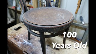 Antique Thonet No 14 Chair Restoration and Refinish [upl. by Daley]