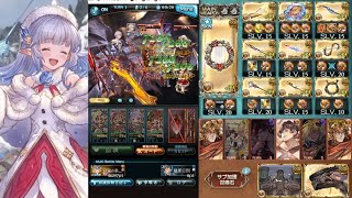 【グラブル】土ウルリクムミお試し ルシファーHLフルオート  Ullikummi ulb showcase lucilius HL full auto [upl. by Endaira552]