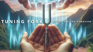 Calm amp Relaxing Powerful Tuning Fork Healing Frequency Vibration  Tuning Fork For Anxiety Release [upl. by Hernardo628]