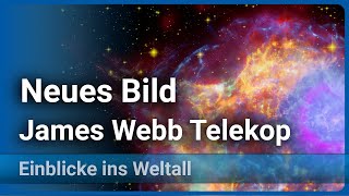 James Webb JWST Neues Bild der Stripped Supernova Cas A • Einblicke ins Weltall  Josef Gaßner [upl. by Odab]