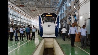 Train 18 the NextGen Shatabdi makes debut [upl. by Bilak]