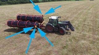 10 Bale Chaser with Bale feed assist rollers Keltec [upl. by Devonna]