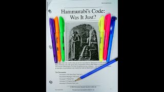 Hammurabis Code DBQ Document D [upl. by Moyna]