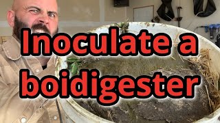 inoculate a biodigester  part three [upl. by Russian372]