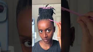 How to Lay Edges  4C Edge Control  Hair Tips [upl. by Navek252]