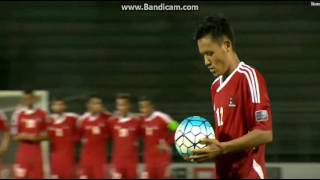 Nepal vs Laos Penalty HD AFC Solidarity Cup 2016 Semifinal [upl. by Nabila92]