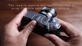 Why you need the Fujifilm XE4 Thumbrest by Lensmate [upl. by Parthena332]