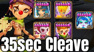 He Cleaves his Enemies in 35sec with Classic Cleaves  Summoners War [upl. by Ronacin]