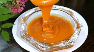 Sauce Caramel fait maison  avec seulement 3 ingrédients صوص كراميل بثلات مكونات فقط [upl. by Ayotal]