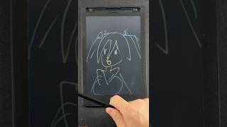 Drawing an electronic memo for Miku Hatsune miku drawing ガッチュー [upl. by Yale]