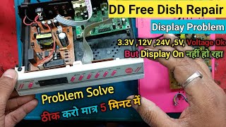 DTH Free Dish Setup Box Repair  DD Free Dish Display Not Working  Receiver Repair [upl. by Sik]