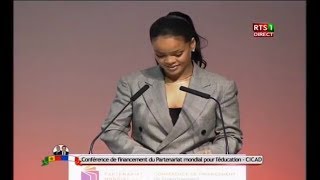 Rihannas Speech   Discours de Rihanna à Dakar [upl. by Clercq]