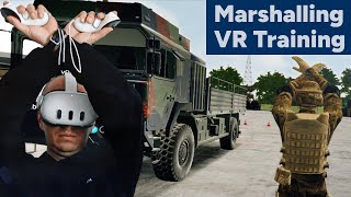 Military Marshalling VR Training  Quest 3 and Pico 4 [upl. by Rip]