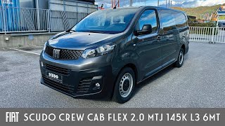 Fiat Scudo Crew Cab L3 Flex 20 MTJ 145 k [upl. by Crespi]