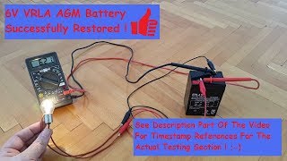 6 Volt Battery Restoration Results [upl. by Haeli]