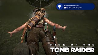 Rise of the Tomb Raider · No Guts No Glory Achievement  Trophy Video Guide [upl. by Araik]