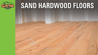 Howto Sand amp Stain Hardwood Floors [upl. by Fifi966]