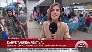 Pendik Kahve Festivali Başladı  📺 Ekol TV [upl. by Ehtyaf]