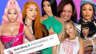 ‼️Nicki Minaj quotBROKEquot but GIFTS EXPENSIVE designer bags Cardi B DEFENDS Kamala Harris Coileray X [upl. by Dare]