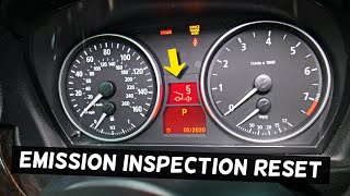 HOW TO RESET EMISSION INSPECTION SERVICE LIGHT BMW E90 E91 E92 E93 325i 328i 330i 335i 320i 318i 316 [upl. by Torin842]