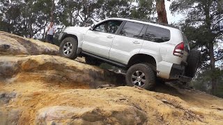 Prado 120 off road Wheeny Creek  Gees Arm South [upl. by Jonme]