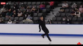 Alexei Bychenko 2021 Cranberry Cup International SP [upl. by Durstin]