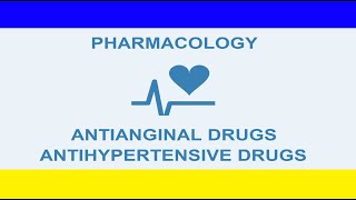 Pharmacology Lecture 12 English DRUGS ACTING ON CVS ANTIANGINAL AND ANTIHYPERTENSIVE in details [upl. by Lucilia422]