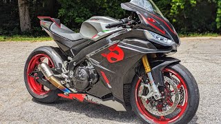 Fully Carbon Fiber 2022 Aprilia RSV4 1100 Walkaround [upl. by Ree]