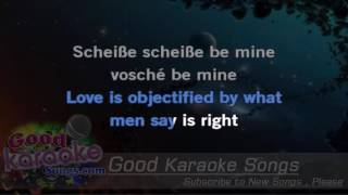 Scheiße  Lady Gaga Lyrics karaoke  goodkaraokesongscom [upl. by Adnaram]