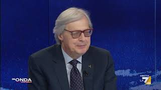 Siparietto Sgarbi Parenzo quotTi ho conosciuto bambinetto sei sempre stato molto ilarequot [upl. by Erej]