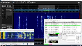 FT8 7074KHz Received amp Decoded at Sofia Bulgaria [upl. by Danby665]