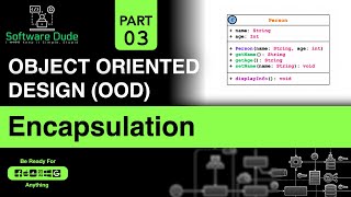 Encapsulation in Object Oriented Programming and Design  What is Encapsulation in OOP  Java oop [upl. by Xylon17]