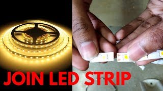 How to join LED strips without connector [upl. by Noyek]