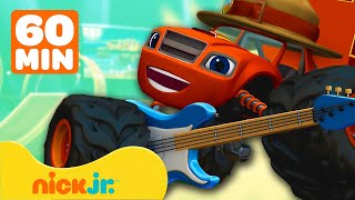 Blaze en de Monsterwielen  Blaze zingt over wetenschap amp wiskunde  Muziekcompilatie  Nick Jr [upl. by Bena]