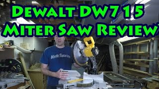 Review of the Dewalt DW715 12quot Compound Miter Saw [upl. by Bouchard]