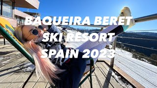 BAQUEIRA  BERET SKI RESORT SPAIN WITH A GO PRO HERO 11 [upl. by Carberry827]