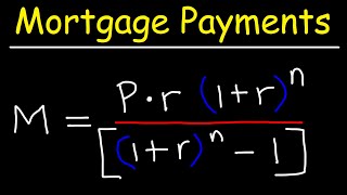 How To Calculate Your Monthly Mortgage Payment Given The Principal Interest Rate amp Loan Period [upl. by Aiet]