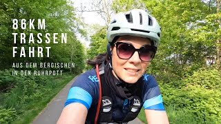 86KM 800HM und 5 Stunden Gravelbike Tour 🚴🏻‍♀️  aus dem Bergischen unterwegs ins Ruhrgebiet 👍 [upl. by Issac]