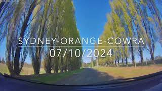 NSW road trip SydneyCowraOrange 2024 OCT [upl. by Ayerim990]