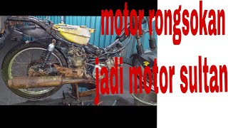 RESTORASI motor YAMAHA LAMA VEGA R 2004MOTOR RONGSOKAN BERUBAH JADI MOTOR SULTAN [upl. by Euqinoj439]