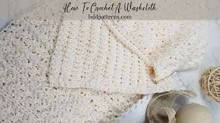 How To Crochet A Washcloth [upl. by Barnet]