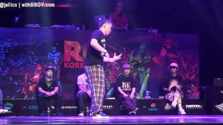 J Onew vs Jay Gee  Popping Side TOP84  R16 Korea 2012 [upl. by Learrsi]