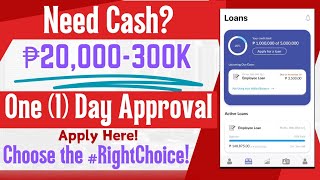 1 Day Approval Loan ng ₱20000₱300K Loan amount HOW Choose the Right Choice [upl. by Arquit]