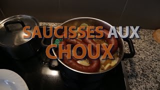 Recette ● Saucisses aux Choux ● Facile [upl. by Kayley]