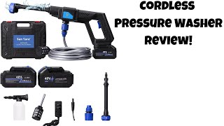 San Yare Cordless Pressure Washer [upl. by Rockafellow]