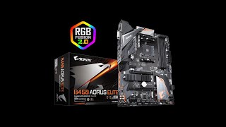 GIGABYTE B450 AORUS ELITE Motherboard Unboxing and Overview [upl. by Lindholm]