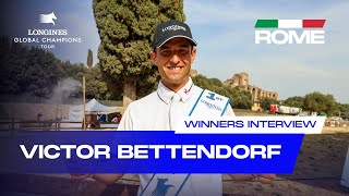 Winners Interview  Victor Bettendorf  LGCT Grand Prix of Rome 2024 [upl. by Benn]